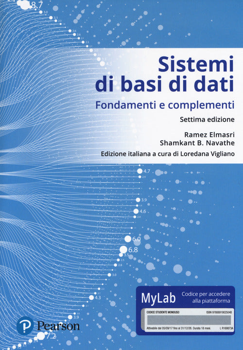 Cover of Sistemi di basi di dati. Fondamenti e complementi. Ediz. Mylab