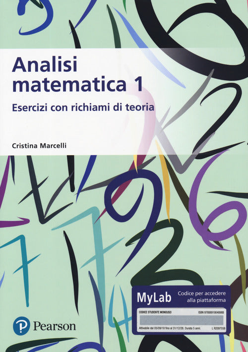Cover of Analisi matematica 1. Esercizi con richiami di teoria. Ediz. MyLab