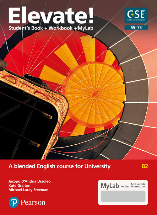 Cover of Elevate! A blended English course for University B2. Ediz. MyLab