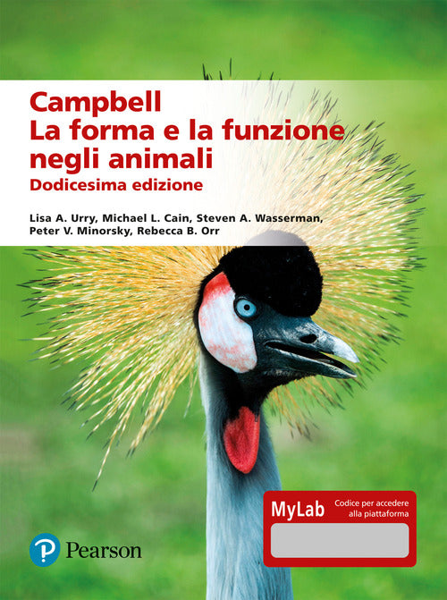 Cover of Campbell. La forma e la funzione negli animali. Ediz. mylab