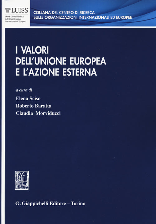 Cover of valori dell'Unione Europea e l'azione esterna
