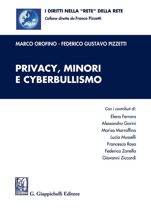 Cover of Privacy, minori e cyberbullismo