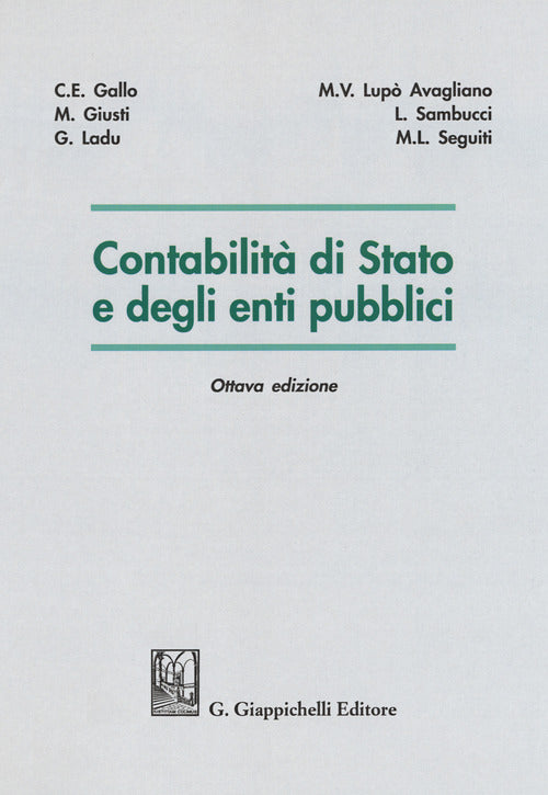 Cover of Contabilità di Stato e degli enti pubblici