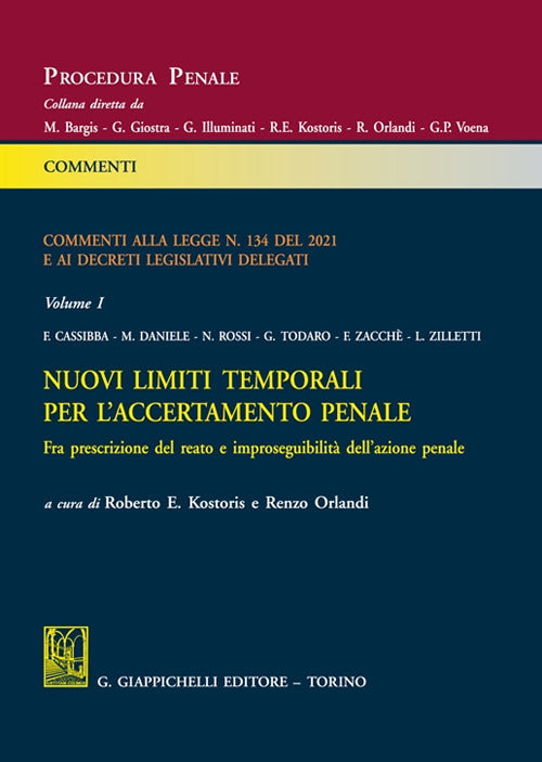 Cover of Commenti alla legge n. 134 del 2021 e ai decreti legislativi delegati