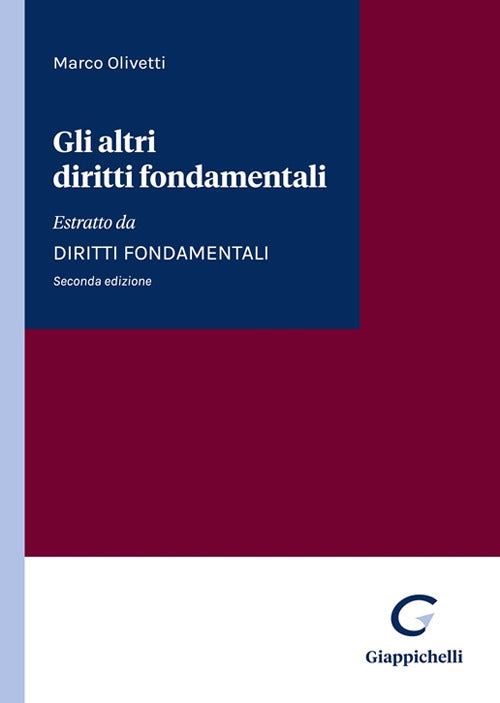 Cover of Gli altri diritti fondamentali. Estratto da Diritti fondamentali