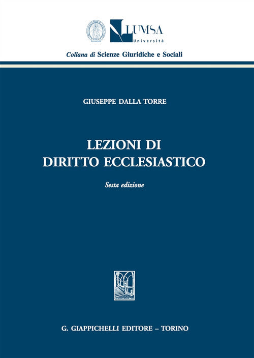 Cover of Lezioni di diritto ecclesiastico