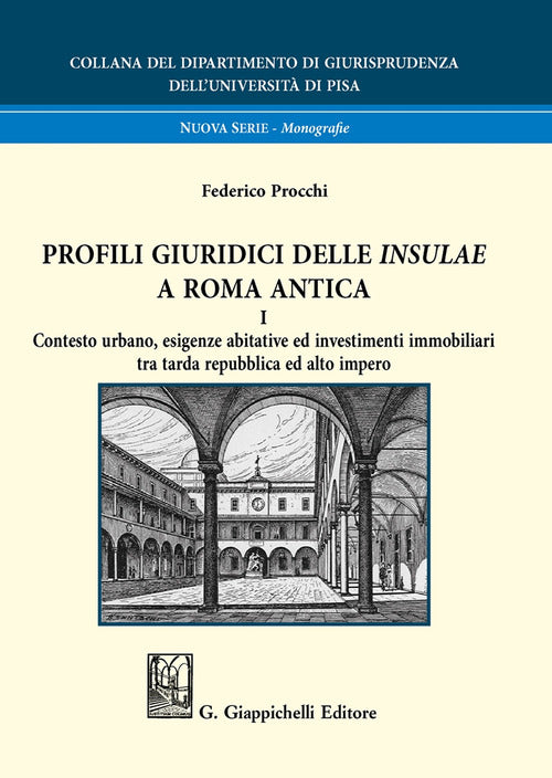 Cover of Profili giuridici delle Insulae a Roma antica
