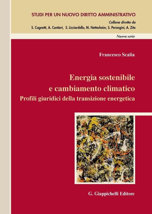 Cover of Energia sostenibile e cambiamento climatico. Profili giuridici della transizione energetica