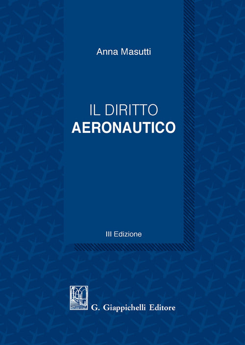 Cover of diritto aeronautico