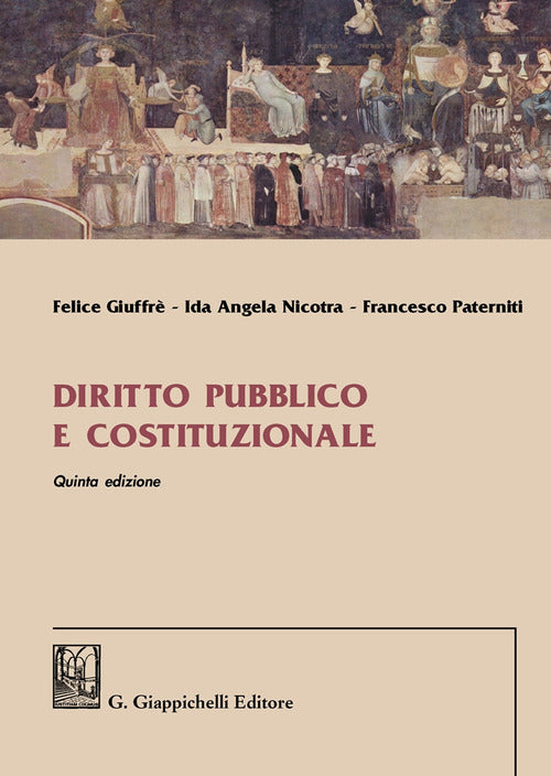 Cover of Diritto pubblico e costituzionale