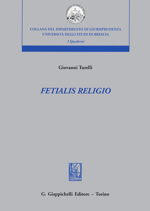 Cover of Fetialis religio