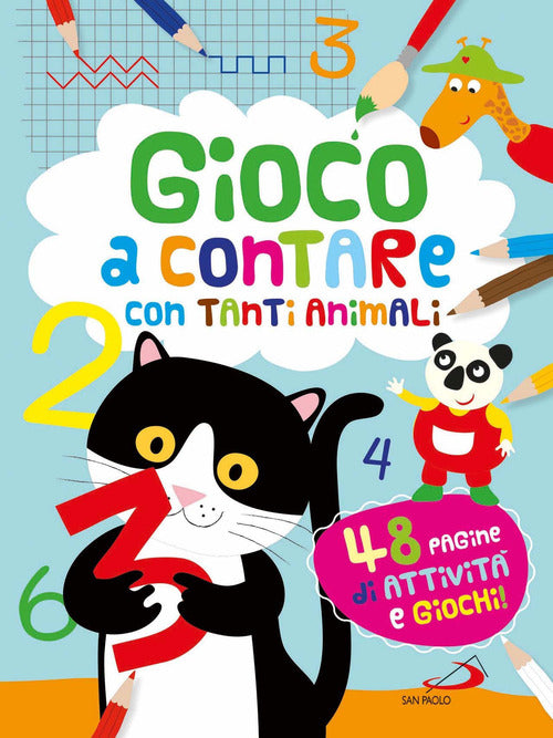 Cover of Gioco a colorare con gli amici animali