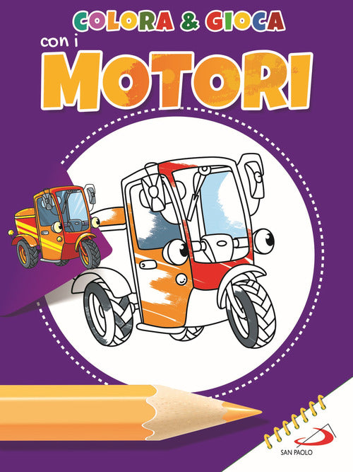 Cover of Colora e gioca con i motori