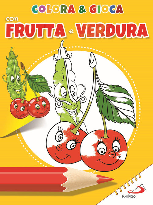 Cover of Colora e gioca con frutta e verdure