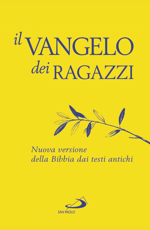 Cover of Vangelo dei ragazzi. Nuova versione della Bibbia dai testi antichi