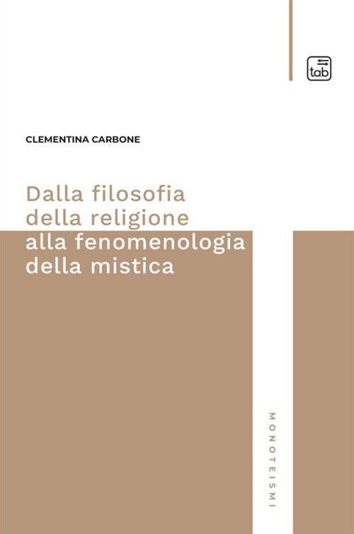 Cover of Dalla filosofia della religione alla fenomenologia della mistica