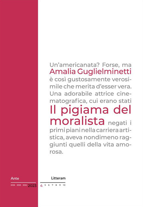 Cover of pigiama del moralista