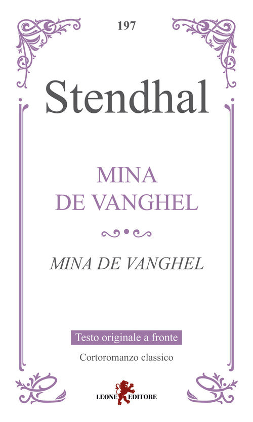 Mina de Vanghel. Testo originale a fronte