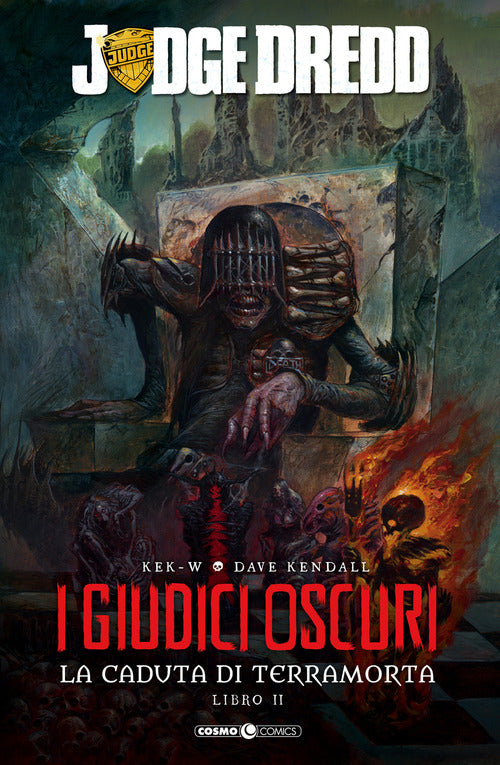 Cover of giudici oscuri. La caduta di Terramorta. Judge Dredd