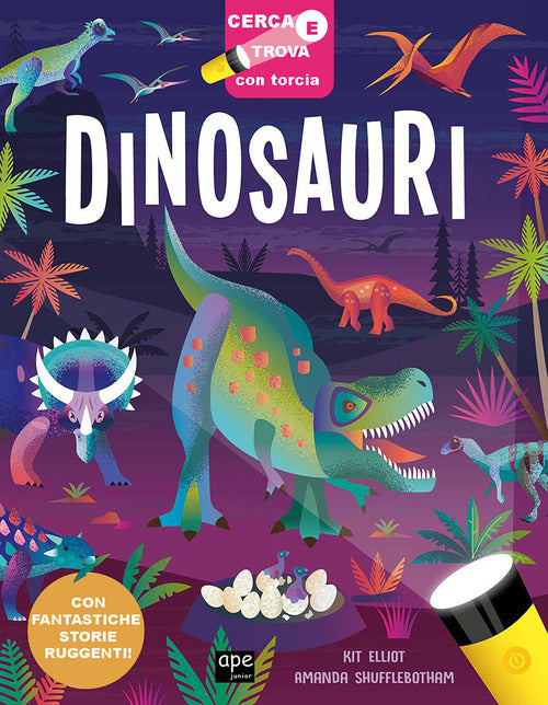 Cover of Dinosauri. Cerca e trova con torcia