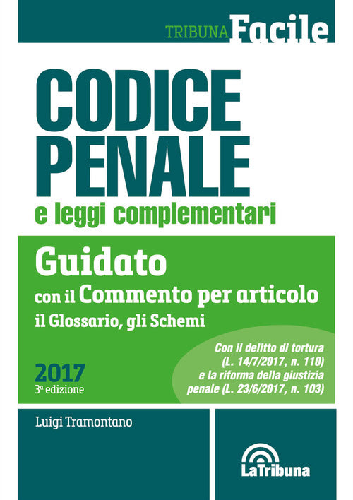 Cover of Codice penale e leggi complementari. Guidato con il commento per articolo, il glossario, gli schemi