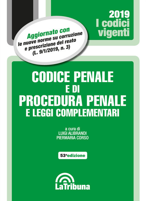 Cover of Codice penale e di procedura penale e leggi complementari