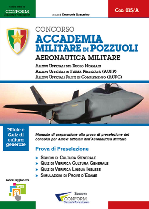 Cover of Concorso Accademia Militare di Pozzuoli. Aeronautica Militare. Prova di preselezione