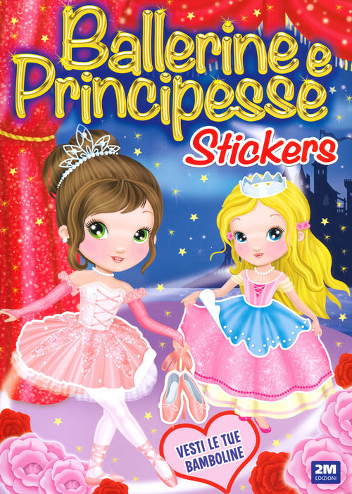 Cover of Ballerine e principesse. Sticker. Trendy model