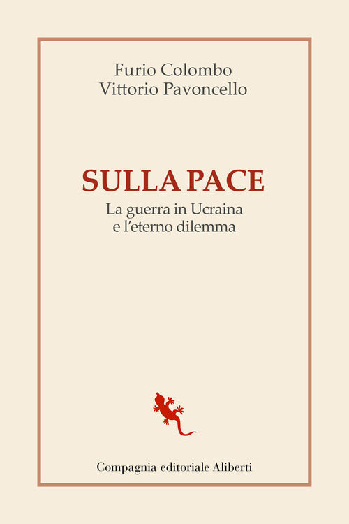 Cover of Sulla pace. La guerra in Ucraina e l'eterno dilemma