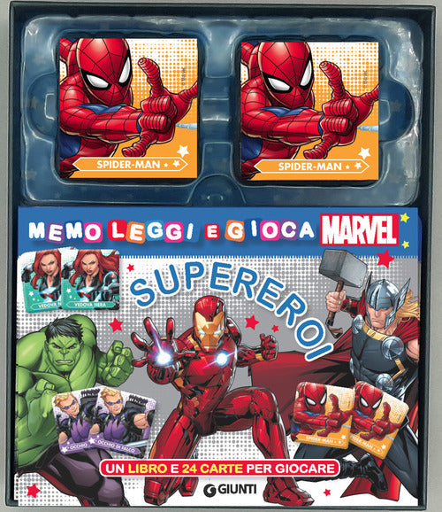 Cover of Marvel. Memo leggi e gioca. Supereroi