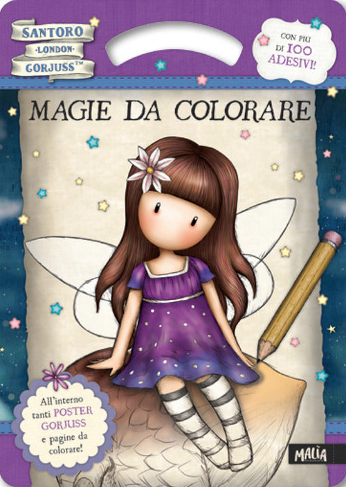 Cover of Magie da colorare. Gorjuss. Con adesivi