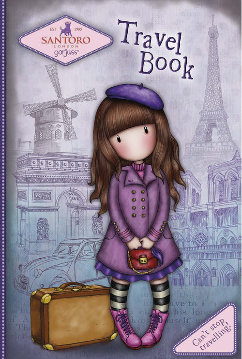 Cover of Can't stop travelling! Travel book. Gorjuss