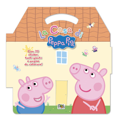 Cover of casa di Peppa Pig. Puffy sticker. Peppa Pig