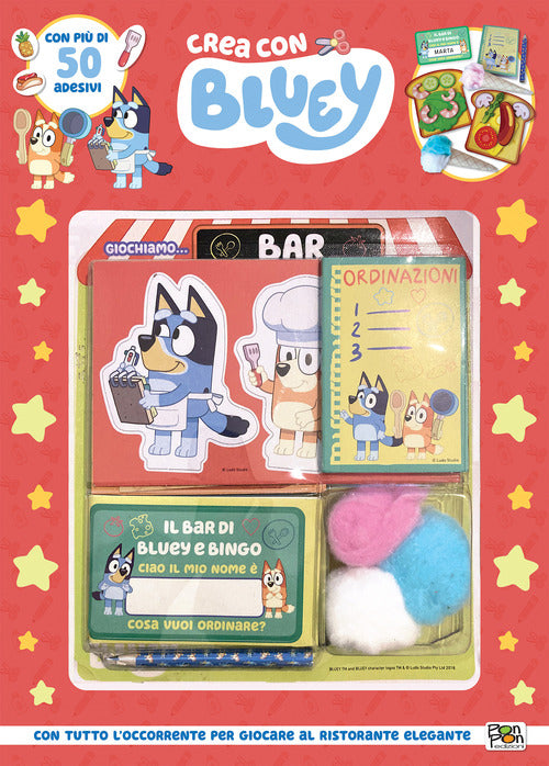 Set del ristorante. Crea con Bluey