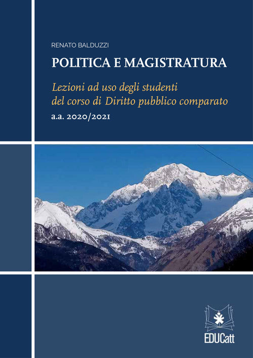 Cover of Politica e magistratura. Lezioni ad uso degli studenti del corso di Diritto pubblico comparato