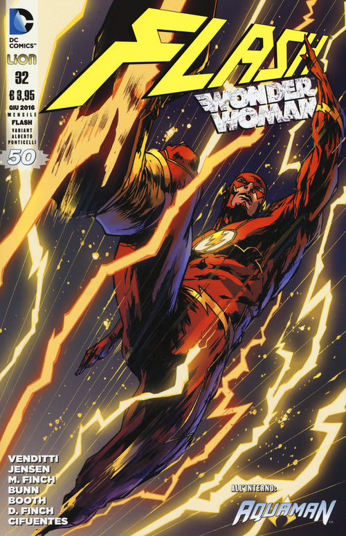 Cover of Flash. Wonder Woman. Variant 50 special