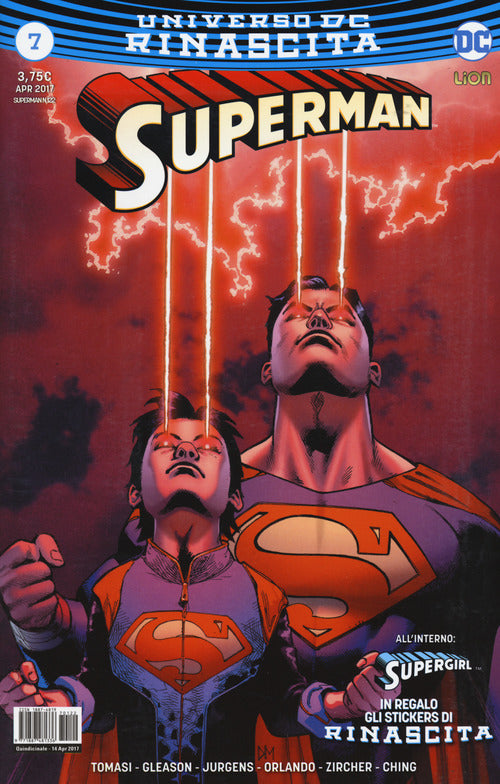 Cover of Rinascita. Superman