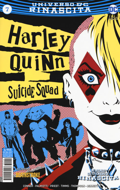 Cover of Rinascita. Suicide Squad. Harley Quinn