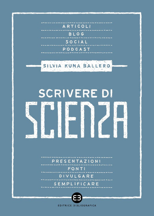 Cover of Scrivere di scienza