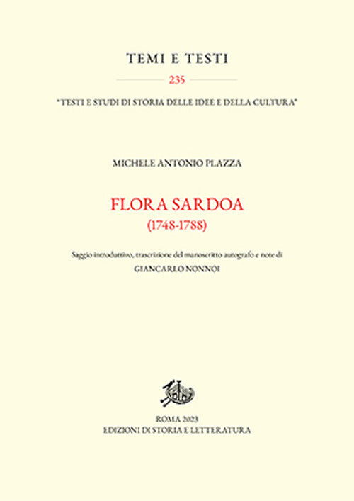 Cover of Flora Sardoa (1748-1788)