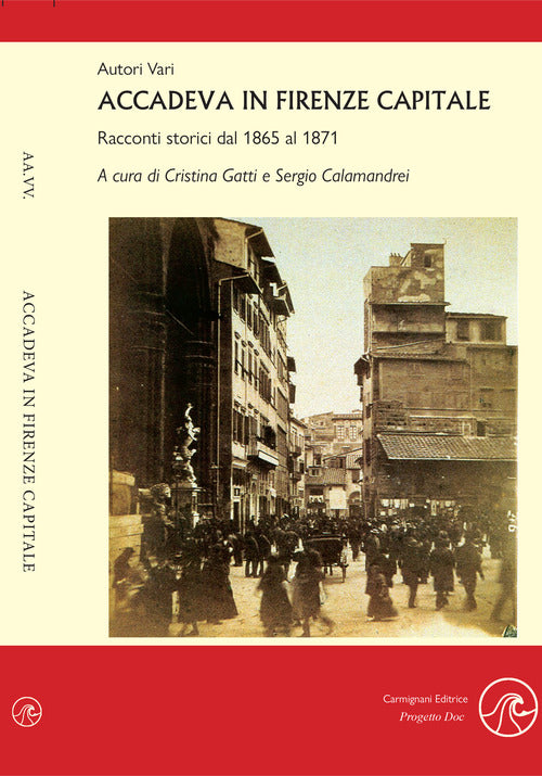 Cover of Accadeva in Firenze Capitale. Racconti storici dal 1865 al 1871