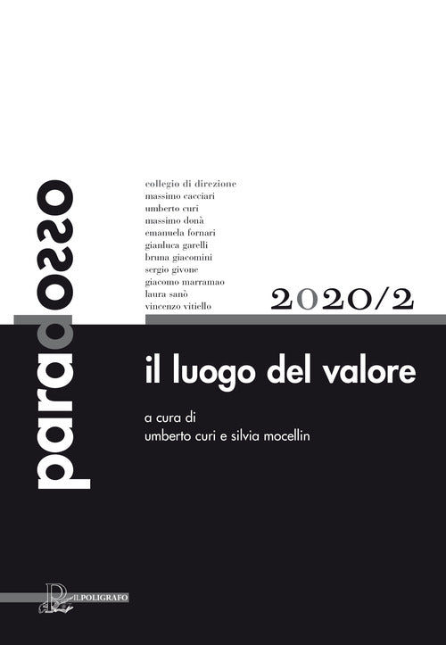 Cover of Paradosso. Rivista di filosofia