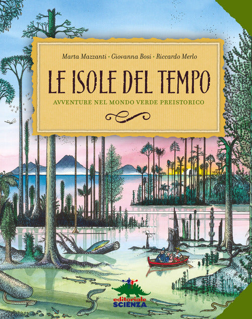 Cover of isole del tempo. Avventure nel mondo verde preistorico