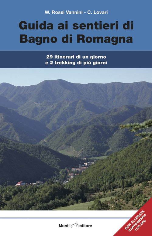 Cover of Guida ai sentieri di Bagno di Romagna. 29 itinerari, 2 trekking di più giorni. Con carta dei sentieri 1:25.000