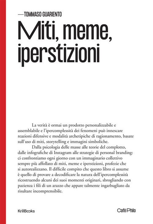 Cover of Miti, meme, iperstizioni