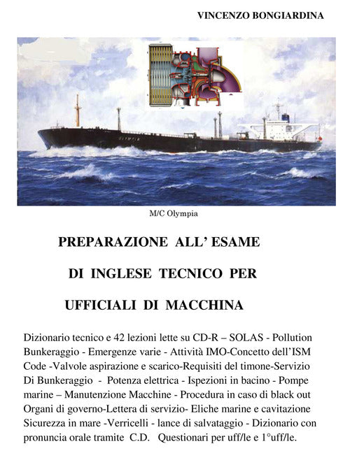 Cover of Preparazione all'esame di inglese tecnico per ufficiali di macchina