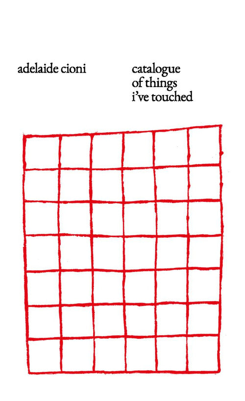 Catalogue of things I’ve touched