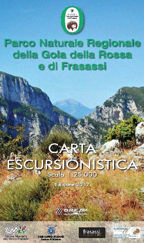 Cover of Parco naturale regionale della Gola della Rossa e di Frasassi. Carta escursionistica scala 1:25.000