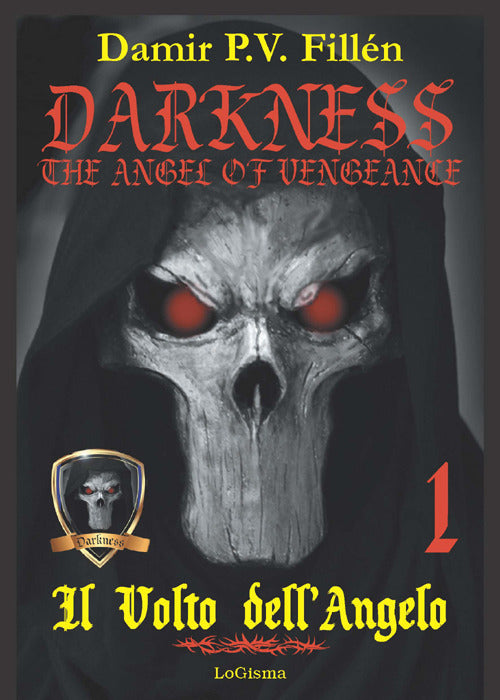 Cover of volto dell'angelo. Darkness. The angel of vengeance