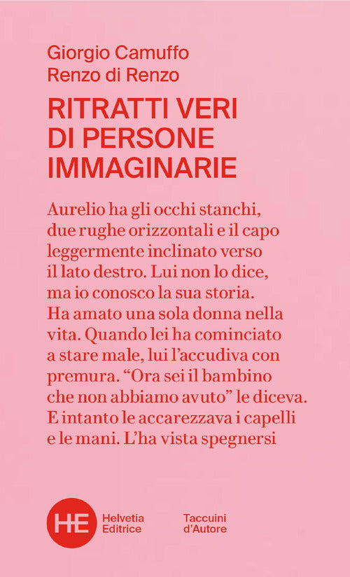 Cover of Ritratti veri di persone immaginarie